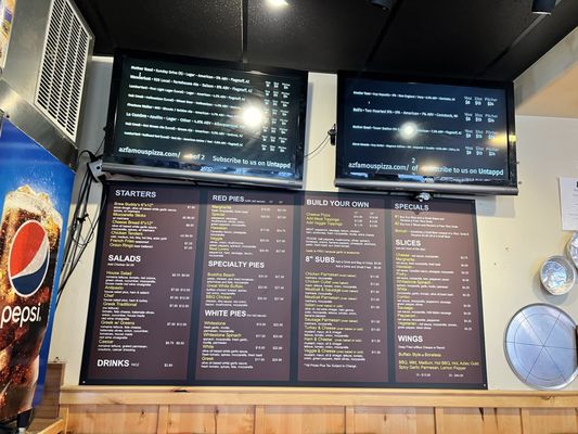 Menu photo 2 Famous Pizza & Beer Sedona, AZ