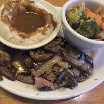 Texas Roadhouse - My steak, mashed potatoes and mixed vegetables all cooked perfect! - Steakhouses Near Me - Madison Heights, Michigan Texas Roadhouse - My steak, mashed potatoes and mixed vegetables all cooked perfect! - Steakhouses Near Me - Madison Heights, Michigan