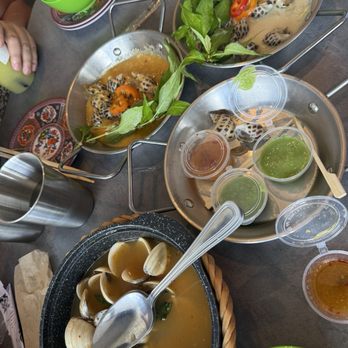 Lai Rai - Thai-Style Steamed Clams Ngheu Hap Thai, Escargot in Coconut Sauce Oc len Xao Dua, Spotted Escargot w/Garlic Butter Sauce Oc Huong Bo Toi - Vietnamese Near Me - Davie, Florida Lai Rai - Thai-Style Steamed Clams Ngheu Hap Thai, Escargot in Coconut Sauce Oc len Xao Dua, Spotted Escargot w/Garlic Butter Sauce Oc Huong Bo Toi - Vietnamese Near Me - Davie, Florida