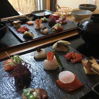 Ume Williamsburg - Try to nab a seat on the floor by the garden to get that stunning sunlight hitting the food lol. - Sushi Bars Near Me - Brooklyn, New York