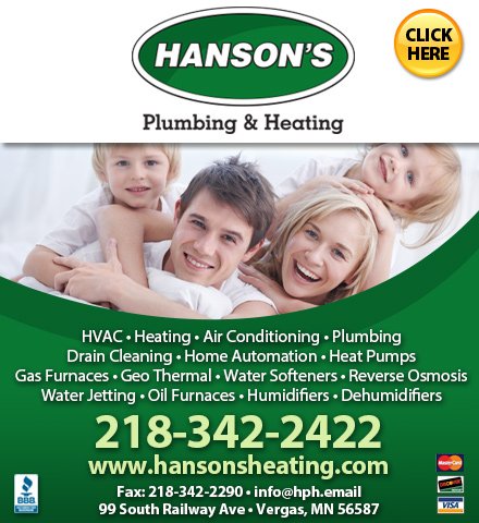 Slide of Hanson's Plumbing & Heating - Vergas