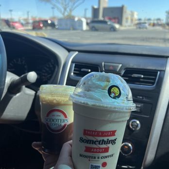Scooter's Coffee - Medium blended Caramelicious & Cold Brew - Coffee & Tea Near Me - Casa Grande, Arizona