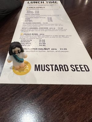 Menu photo 1 Mustard Seed Spokane, WA