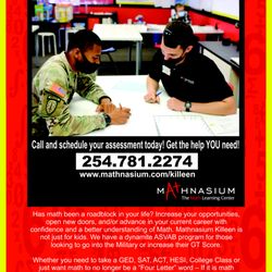 Mathnasium - Mathnasium Killeen offers programs for Adults as well.