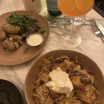 Chi Chi Restaurant - Pappardelle bolognese and grilled filet - Breakfast & Brunch Near Me - Palm Springs, California