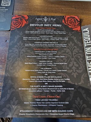 Menu photo 1 Agave & Rye - Indianapolis Indianapolis, IN