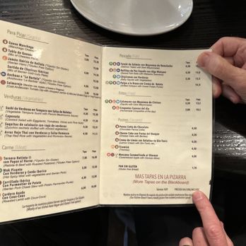 La Bartola - Menu partial - Tapas Bars Near Me - Seville, SE