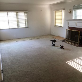 Sequoia Flooring - Living room with carpet that was probably 20+ years old - Flooring Near Me - Van Nuys, California