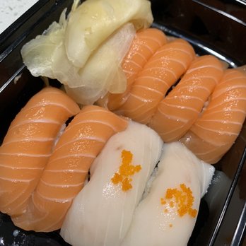 Kaiyo Sushi - Salmon and Escolar Nigiri - Sushi Bars Near Me - Albany, Oregon