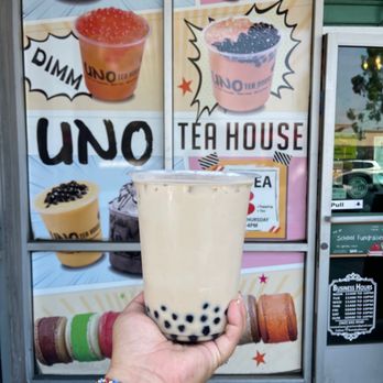 Uno Tea House - Pico Rivera - a hand holding a cup of bubble tea - Juice Bars & Smoothies Near Me - Pico Rivera, California Uno Tea House - Pico Rivera - a hand holding a cup of bubble tea - Juice Bars & Smoothies Near Me - Pico Rivera, California
