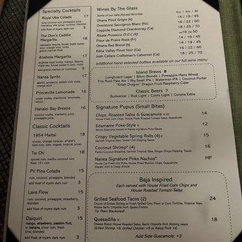 Nanea Restaurant - New menu - Asian Fusion Near Me - Princeville, Hawaii