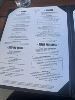 Menu photo 1 Matador Meridian Meridian, ID