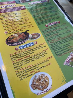 Menu photo 1 Pacos Tacos Mexican Grill Montgomery, AL