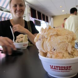 Mayberry Ice Cream Restaurants - Two scoops. Yum!