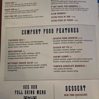 Hot House Tavern - Menu as of 12/29/2025 - New American Near Me - Menomonee Falls, Wisconsin