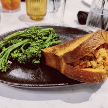The Breakfast Club - Cajun lobster roll & broccolini - Breakfast & Brunch Near Me - Silver Spring, Maryland The Breakfast Club - Cajun lobster roll & broccolini - Breakfast & Brunch Near Me - Silver Spring, Maryland