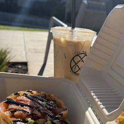 The Well Coffeehouse - Iced Biscotto & Heirloom Avocado Toast