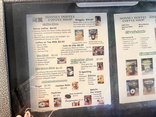 Menu photo 1 Honney Doffee National City, CA