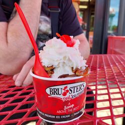 Bruster's Real Ice Cream - Hubby's selection.