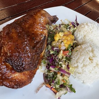 808 Craft House - Hulihuli chicken. The mango slaw was amazing. - Hawaiian Near Me - Kapolei, Hawaii 808 Craft House - Hulihuli chicken. The mango slaw was amazing. - Hawaiian Near Me - Kapolei, Hawaii