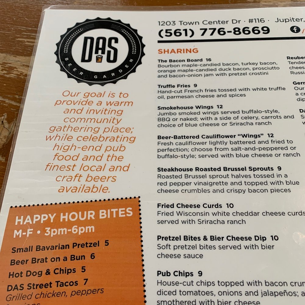 DAS Beer Garden - Sports Bars Near Me - Jupiter, Florida