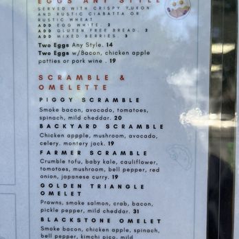 Sunny Side Breakfast - Menu as of May 10, 2025 - Breakfast & Brunch Near Me - Sacramento, California Sunny Side Breakfast - Menu as of May 10, 2025 - Breakfast & Brunch Near Me - Sacramento, California