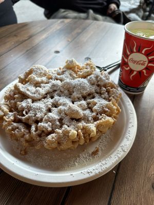Log Ride Funnel Cake by null