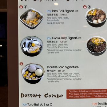 Meet Fresh - Signature Icy Grass Jelly Double Taro Signature - Bubble Tea Near Me - Westminster, California