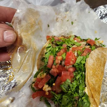 La Taquiza - I actually wiped the grease off of the tortilla before I took the picture. Nasty. - Mexican Near Me - Northbrook, Illinois La Taquiza - I actually wiped the grease off of the tortilla before I took the picture. Nasty. - Mexican Near Me - Northbrook, Illinois