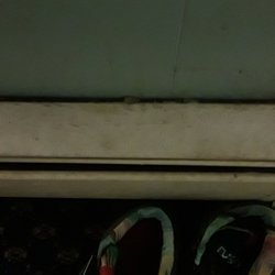 Star Motel - This is just the tip of the dirty iceberg. Hasn't been cleaned in YEARS. Literally.