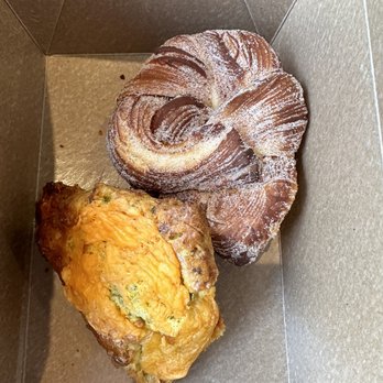Syndicate - jalapeño cheese scone and morning bun - Bakeries Near Me - Sierra Madre, California