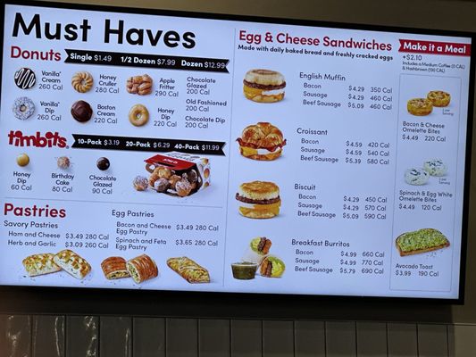 Menu photo 2 Tim Hortons Mt Juliet, TN Menu photo 2 Tim Hortons Mt Juliet, TN