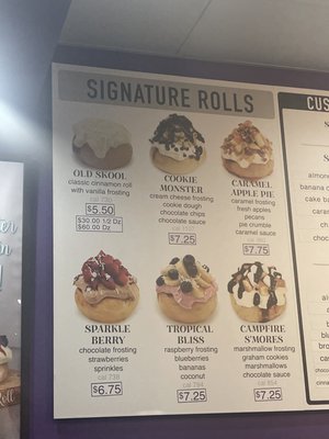 Menu photo 3 Cinnaholic Dallas, TX