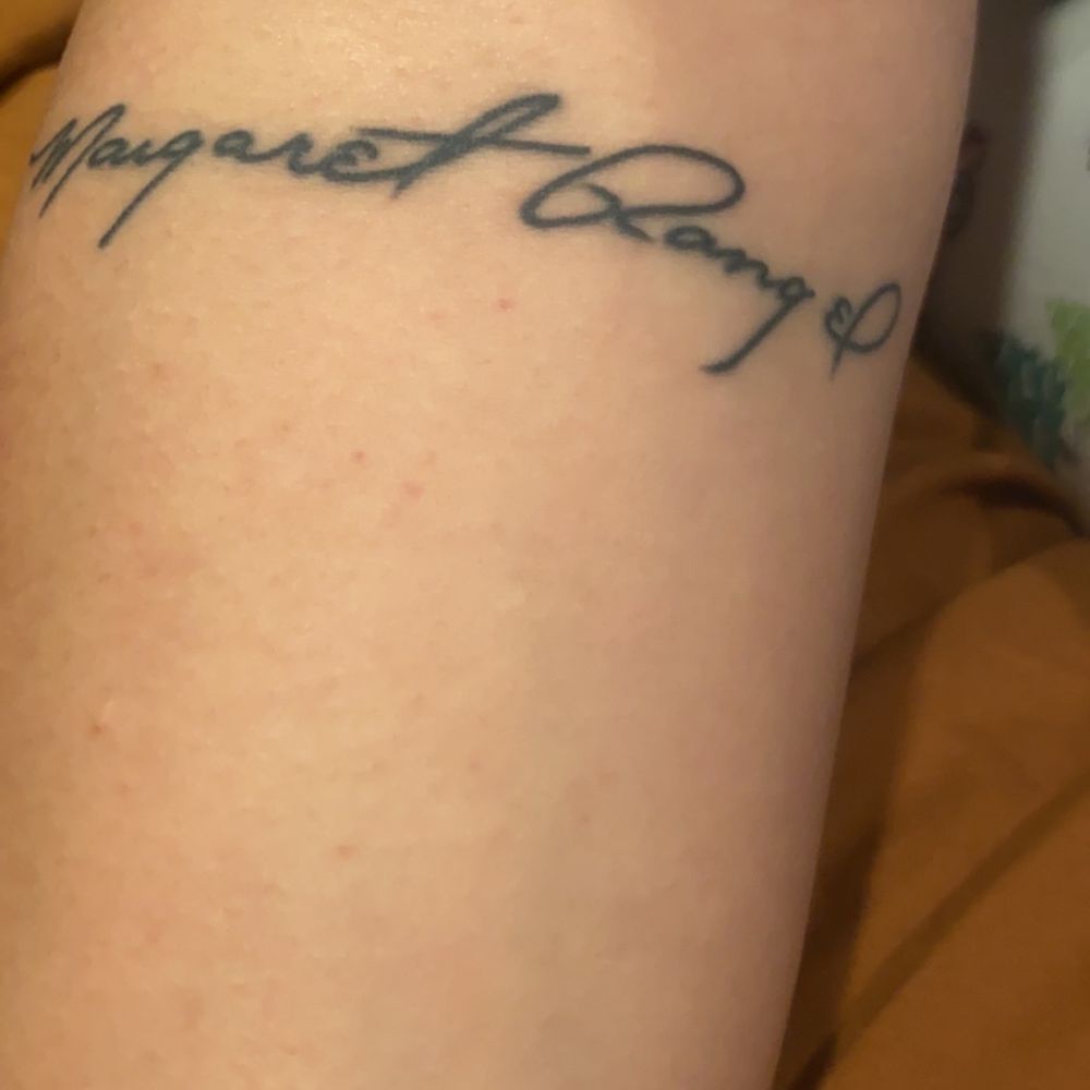 Classic Tattoo - My mother's signature - Tattoo Near Me - Fullerton, California Classic Tattoo - My mother's signature - Tattoo Near Me - Fullerton, California
