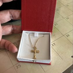 Jewelry Repair and Making - A beautiful gold box chain to replace a fragile chain from an heirloom necklace
