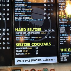 Insight Brewing - Beer Menu 9/20/25