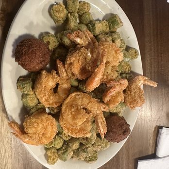 Hot Tails - Shrimp platter and okra! - Seafood Near Me - Zachary, Louisiana Hot Tails - Shrimp platter and okra! - Seafood Near Me - Zachary, Louisiana