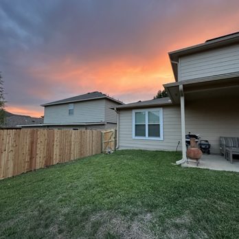 Stand Strong Fencing - 6'H western red cedar fence with galvanized steel posts - Fences & Gates Near Me