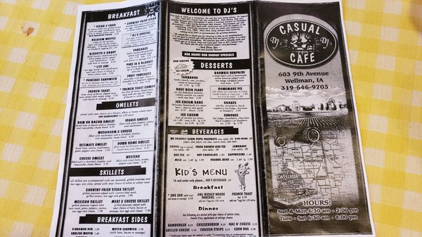 Menu photo 6 Dj's Casual Cafe Wellman, IA