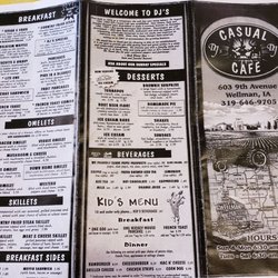 Dj's Casual Cafe - Menu 2/2