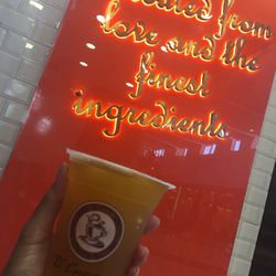 D'Cream Coffee & Tea - Passionfruit tea was very floral, tasty. Next time I'm getting 50% sugar.