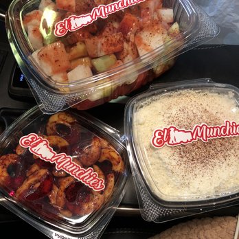 El Munchies - Fruit Cup, Esquite, and Peach Rings - Mexican Near Me - Glendale, California