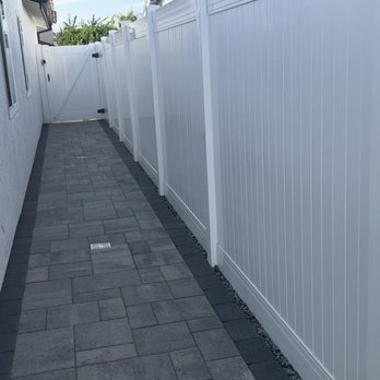 Vindel's Construction - After, new paver walkway with drainage and gravel install. - Masonry/Concrete Near Me