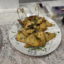 Blaze Culinary - Goat confit patties.