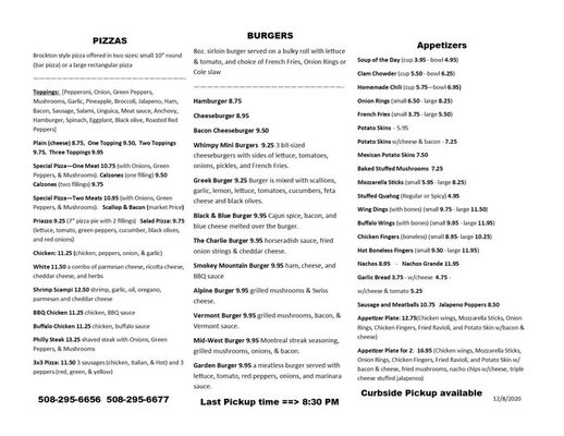 Menu photo 2 Charlie's Place Wareham, MA