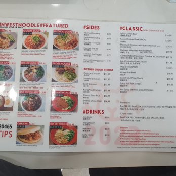 Qin West Noodle - Menu 6.23 - Noodles Near Me - Irvine, California Qin West Noodle - Menu 6.23 - Noodles Near Me - Irvine, California