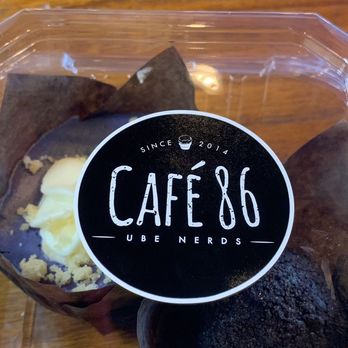 Cafe 86 - Ube crack cheesecake and ube truffles. - Desserts Near Me - Union City, California Cafe 86 - Ube crack cheesecake and ube truffles. - Desserts Near Me - Union City, California