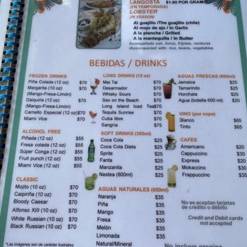El Camello Jr. - Menu - Mexican Near Me - Tulum, ROO