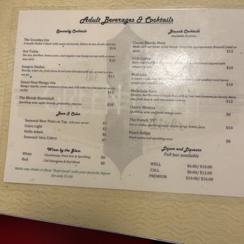 Green Light Diner - Adult drinks menu 11/22 - Diners Near Me - Poulsbo, Washington Green Light Diner - Adult drinks menu 11/22 - Diners Near Me - Poulsbo, Washington