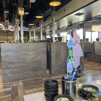 Ribs & Co - Don't mind the plates stacked... just finished eating and I like to stack my plates, to make it easier to clean the table.. lol - Korean Near Me - La Mirada, California